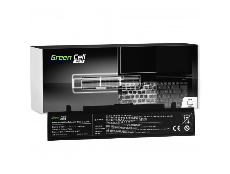 Bateria Green Cell PRO AA-PB9NC6B AA-PB9NS6B do Samsung R519 R522 R525 R530 R540 R580 R620 R780 RV510 RV511 NP300E5A