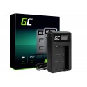 Camera Battery Charger LC-E17 Green Cell ® for Canon LP-E17, EOS 77D, 750D, 760D, 8000D, M3, M5, M6