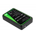Camera Battery Charger LC-E17 Green Cell ® for Canon LP-E17, EOS 77D, 750D, 760D, 8000D, M3, M5, M6