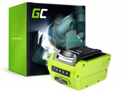 Bateria Akumulator Green Cell do kosiarki GreenWorks 2601102 G-MAX 40V 4Ah Samsung