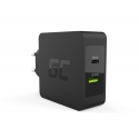 Green Cell 45W USB-C PD charger with USB-C cable and additional USB port