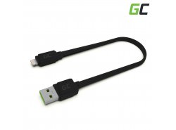 Cable Lightning 25cm Green Cell Matte Charge rapide pour Apple iPhone