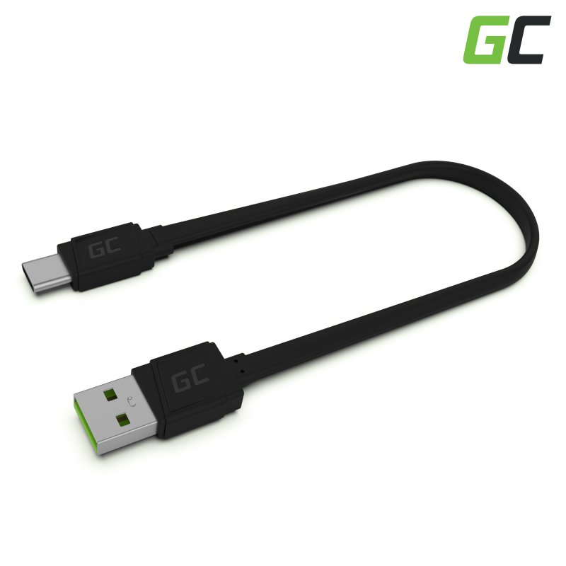 Cable GCmatte USB-C Flat 25 cm with fast charging support