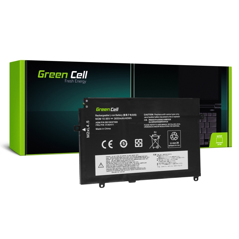 Green Cell Laptop Akku 01AV411 01AV412 01AV413 für Lenovo ThinkPad E470 E475