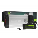 Batterie Green Cell E-Bike 36V 8Ah 288Wh Porte-bagages arrière vélo électrique 4 pin pour Giant, Culter, Ducati avec chargeur