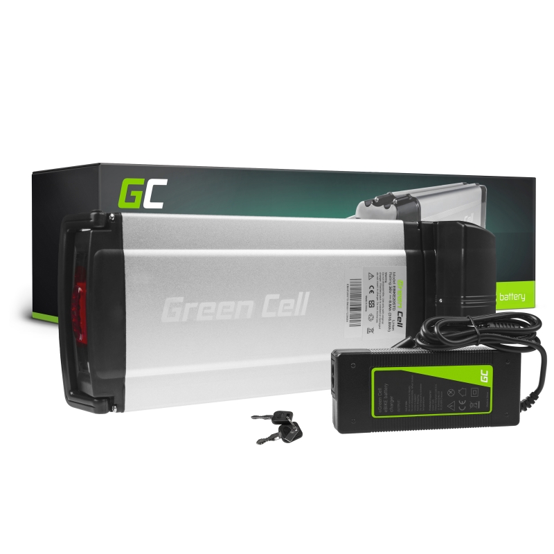 Akku Batterie Green Cell Rear Rack 36V 8.8Ah 317Wh für Elektrofahrrad E-Bike Pedelec