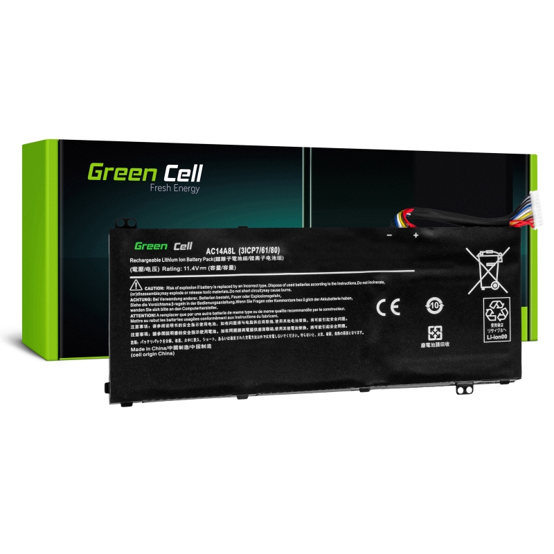 Green Cell ® Laptop Akku AC14A8L für  Acer Aspire Nitro V15 VN7-571G VN7-572G VN7-591G VN7-592G i V17 VN7-791G VN7-792G