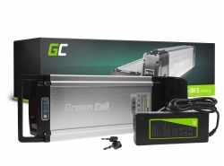 Green Cell® E-Bike Akku 36V 12Ah Li-Ion Pedelec Rear Rack Batterie mit Ladegerät