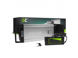 Green Cell® Bateria do Roweru Elektrycznego 24V 8.8Ah E-Bike Li-Ion Rear Rack z Ładowarką