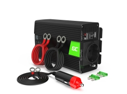 Green Cell® 500W/1000W Inverter a onda sinusoidale modificata DC 12V AC 230V Convertitore di tensione