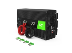 Green Cell® Wechselrichter Spannungswandler 24V auf 230V 1000W/2000W Reiner sinus