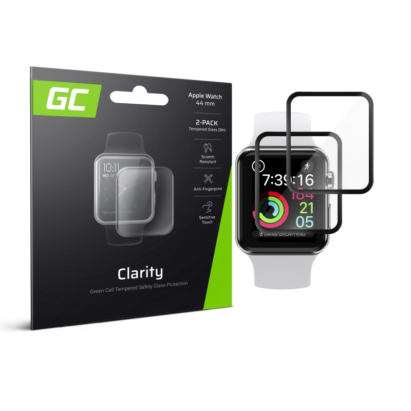 2x GC Clarity Szkło hartowane do Apple Watch 4/5 44mm