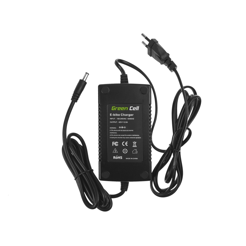 42V 2A charger for electric bike ebike 36V li-ion battery DC 5.5*2.1mm plug