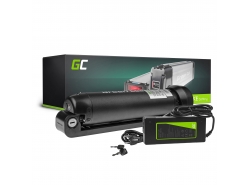 Green Cell E-Bike Akku 24V 7.8Ah 187Wh Down Tube Elektrofahrrad 2 Pin für E-Go Hopper Viking mit Ladegerät