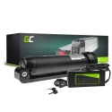 Green Cell E-Bike Akku 24V 7.8Ah 187Wh Down Tube Elektrofahrrad 2 Pin für E-Go Hopper Viking mit Ladegerät