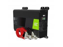 Green Cell PRO Car Power Inverter Converter 12V to 230V 300W/600W Pure sine