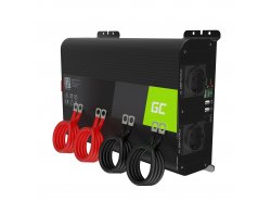 Green Cell® Power Inverter 12V to 230V Pure sine 300W/600W