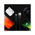 Câble Green Cell GC Eko USB - Lightning 200cm charge rapide Apple 2.4A