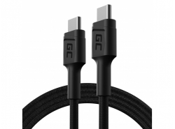Kabel USB-C Typ C 1,2m Green Cell PowerStream z szybkim ładowaniem Power Delivery (60W), Ultra Charge, Quick Charge 3.0