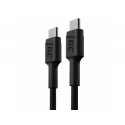 Kabel USB-C Typ C 30cm Green Cell PowerStream z szybkim ładowaniem Power Delivery (60W), Ultra Charge, Quick Charge 3.0