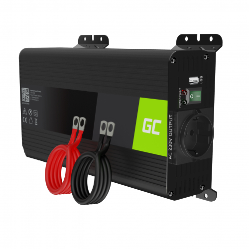 Green Cell Pro Wechselrichter Inverter 12V auf 230V 500W/1000W