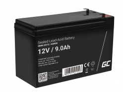 Green Cell® Batteria AGM 12V 9Ah accumulatore sigillata per UPS USV Batteria tampone Riserva la batteria