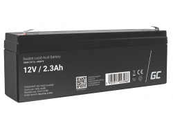 Green Cell® AGM VRLA 12V 2.3Ah bezobsługowy akumulator do systemu alarmowego kasy fiskalnej zabawki