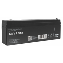 Green Cell® AGM VRLA 12V 2.3Ah bezobsługowy akumulator do systemu alarmowego kasy fiskalnej zabawki