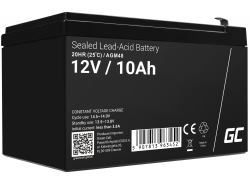 Green Cell® Batteria AGM 12V 10Ah accumulatore sigillata per UPS USV Batteria tampone Riserva la batteria