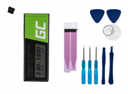 Green Cell Battery A1457 for Apple iPhone 5S / 5C 1500mAh + Toolkit