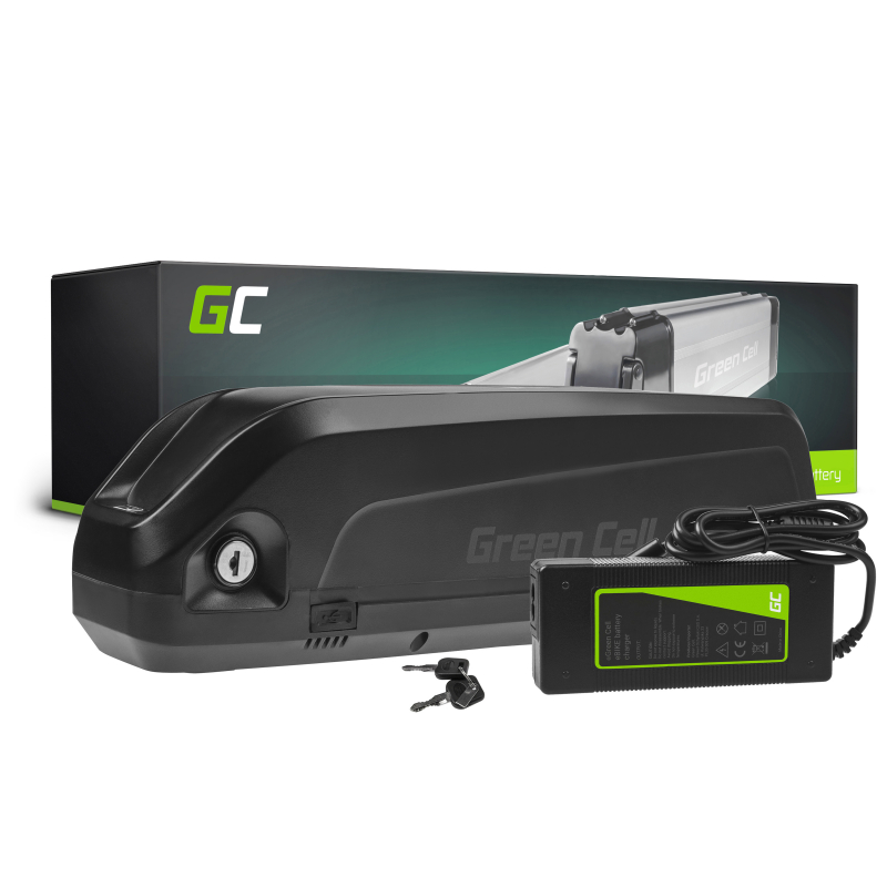 Green Cell® E-Bike Akku 48V 13Ah Li-Ion Down Tube Batterie mit Ladegerät