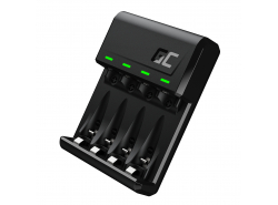 Battery Charger AA and AAA Ni-MH Green Cell GC VitalCharger with Micro USB and USB-C port
