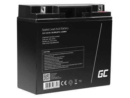AGM GreenCell®  Batteria AGM 12V 22Ah accumulatore VRLA  Scooter Peschereccio 