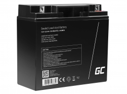 Green Cell® AGM battery 12V 22Ah maintenance-free lead-acid battery for lawn mowers, golf trolleys, ride-on mowers, food trucks
