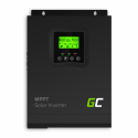 Green Cell Solar Inverter Off Grid converter with MPPT Solar Charger 12VDC 230VAC 1000VA/1000W Pure Sine Wave