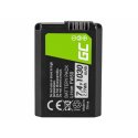Green Cell ® Battery FW50 for Sony Alpha A7, A7 II, A7R, A7R II, A7S, A7S II, A5000, A5100, A6000, A6300 7.4V 1030mAh