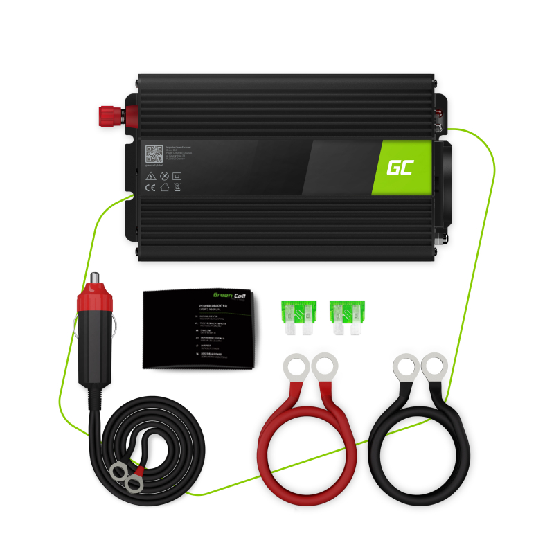 Green Cell® Wechselrichter Inverter 24V auf 230V 300W/600W