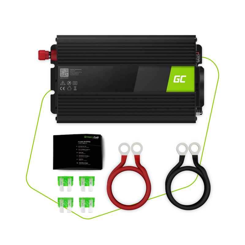 Green Cell® Wechselrichter Inverter 24V auf 230V 1000W/2000W