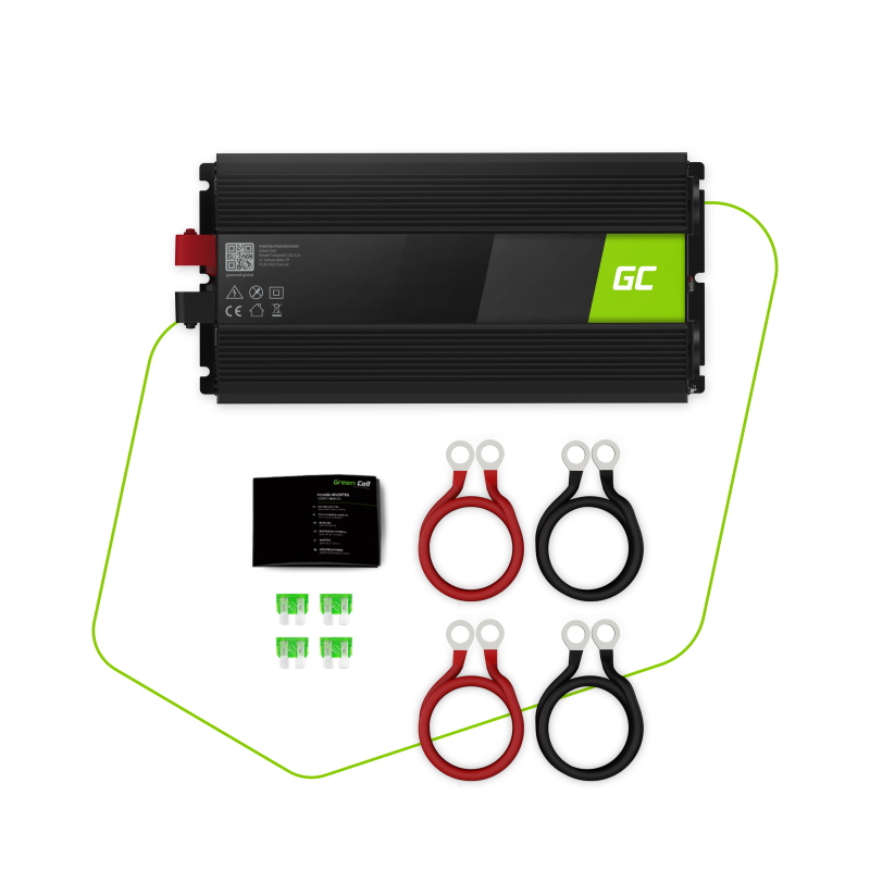 Green Cell® Wechselrichter Inverter 24V auf 230V 1500W/3000W