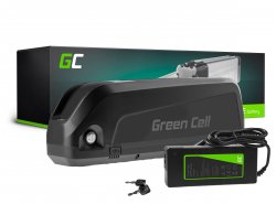 Green Cell E-bike Battery 36V 20Ah 720Wh Down Tube Ebike EC5 for Ancheer, Samebike, Fafrees with Charger