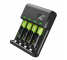 Set Green Cell GC VitalCharger charger and 4x AA Ni-MH 800mAh batteries