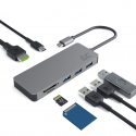 Stacja dokująca, Przejściówka, Adapter, HUB USB-C Green Cell 7 portów do Apple MacBook Pro, Dell XPS, Lenovo X1 Carbon i innych