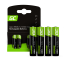 Green Cell Rechargeable Ni-MH Batteries 4x AAA HR03 800mAh