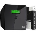 Green Cell Onduleur UPS 1000VA 600W Alimentation d'énergie Non interruptible avec écran LCD + Nouveau Logiciel