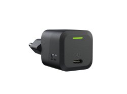 Green Cell Netzladegerät schwarz 33W GaN GC PowerGan für Laptop MacBook Iphone Tablet Nintendo Switch – 1x USB-C Power Delivery