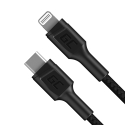 Apple-Schnellladeset. GaN 65W Wandladegerät + USB-C – Lightning und USB-C – USB-C PD 60W Kabel + Hülle
