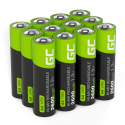 12x Batteries AA R6 2600mAh Ni-Mh Accumulators Green Cell