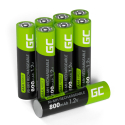 8x Batteries AAA R3 800mAh Ni-Mh Accumulators Green Cell