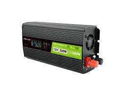 Green Cell PowerInverter LCD  12 V 500 W/1000 W Pure sine wave inverter with display