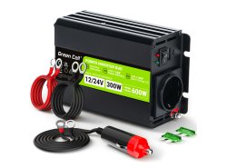 Green Cell® Car Power Inverter Converter DUO 12V/24V to 230V 300W/600W with USB